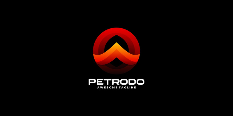 Stile logo sfumato olio astratto - Caratteristiche Immagine 1