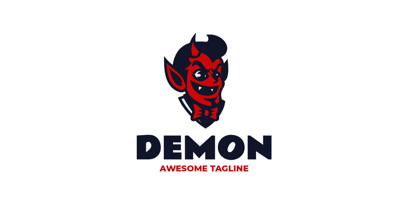 Demon Mascot Logo Design 149 - Features Image 1