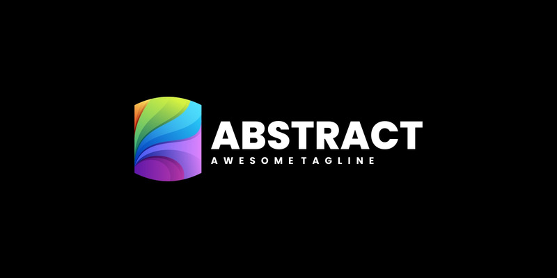 Abstrakcja Gradient Kolorowe Logo Vol.8 - Obraz funkcji 1