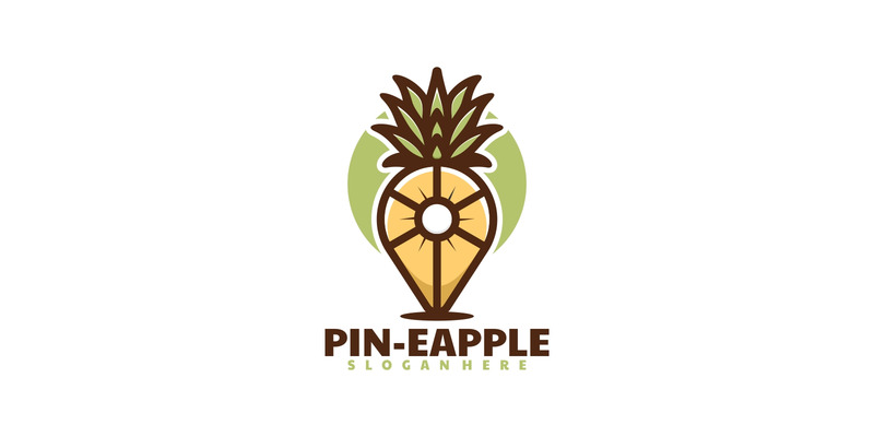 Pin Ananas Semplice Logo - Caratteristiche Immagine 1