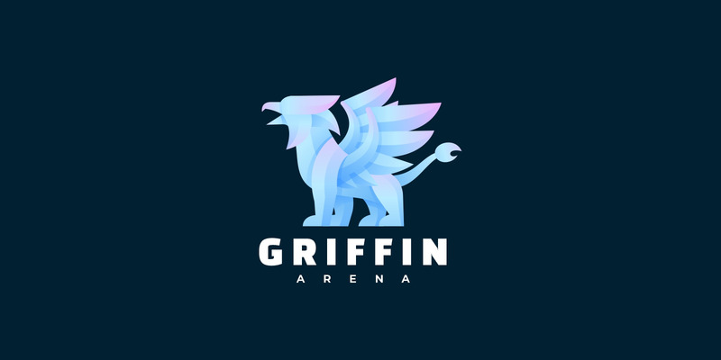 Stile del logo sfumato Griffin - Caratteristiche Immagine 1