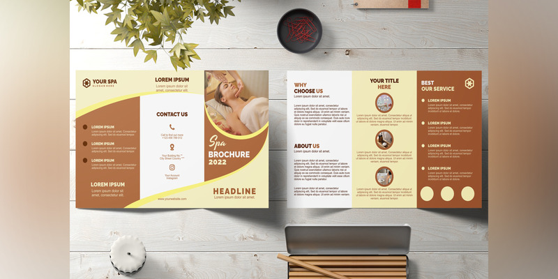 Beauty Spa Tri-Fold Brochure - Features Image 1