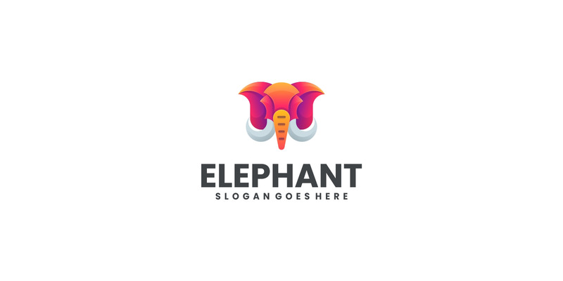 Gradient Modern Elephant Logo Design 741 - Features Image 1