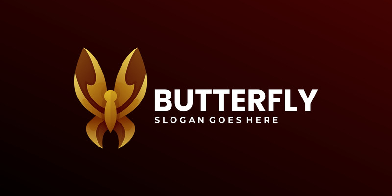 Butterfly Gold Gradient Logo - Features Image 1