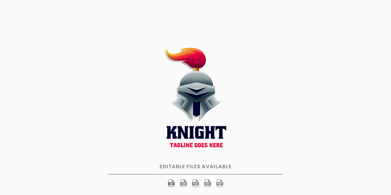 Kolorowe logo Gradient Knight - Obraz funkcji 1