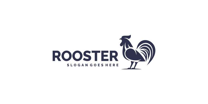 Silhouette Rooster Logo Design - Features Image 1