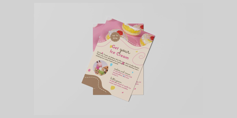 Ice Cream Flyer Template Design - Features Image 1