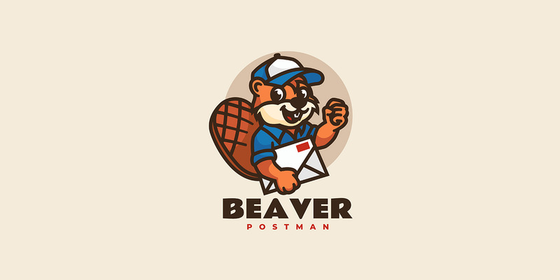 Bever mascotte cartoon logo 1 - Features Image 1