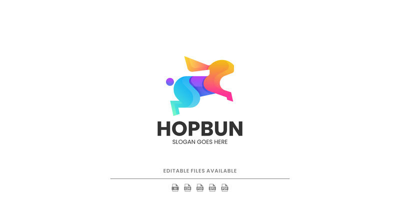 Gradient Modern Rabbit Logo Design - Features Image 1