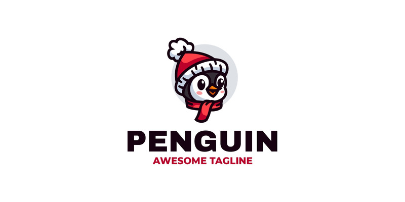 Pinguïn Eenvoudig Mascotte Logo 115 - Features Image 1