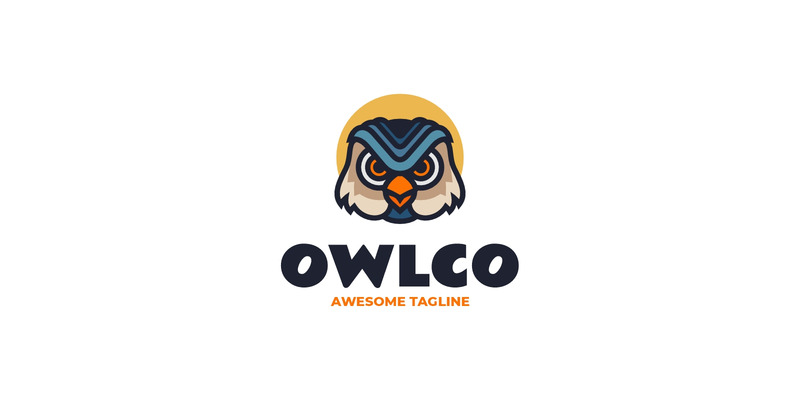Owlco Prosty szablon logo maskotki 6 - Obraz funkcji 1