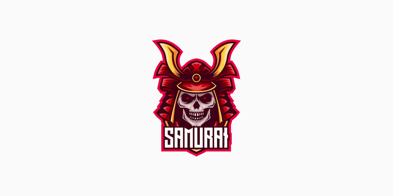 Samurai Skull E- Sport and Sport Logo - Features Image 1