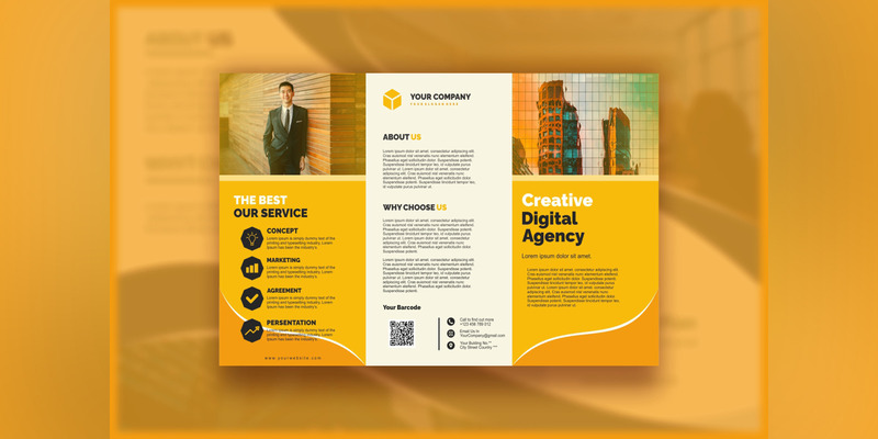 Creative Digital Trifold Brochure - Features Image 1