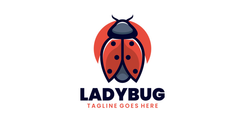 Logotipo de la mascota simple de Ladybug 1 - Características Imagen 1
