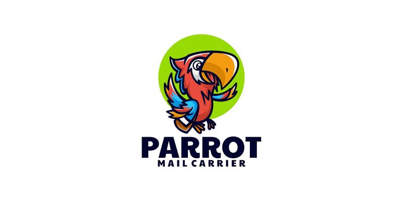 Papoušek Kreslený Logo šablona - Features Image 1