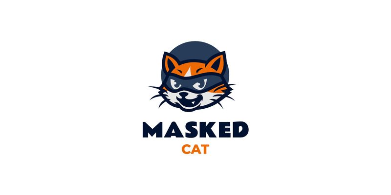 Mascot Character Cat Logo Design - Features Image 1