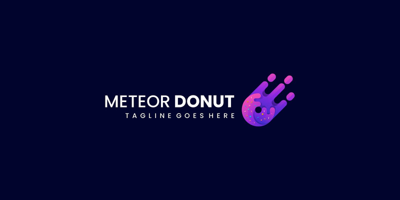 Logo Meteor Donut Gradient - Caractéristiques de l’image 1