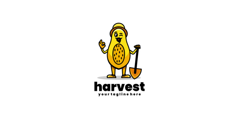 Logo de dessin animé de mascotte de papaye - Caractéristiques de l’image 1