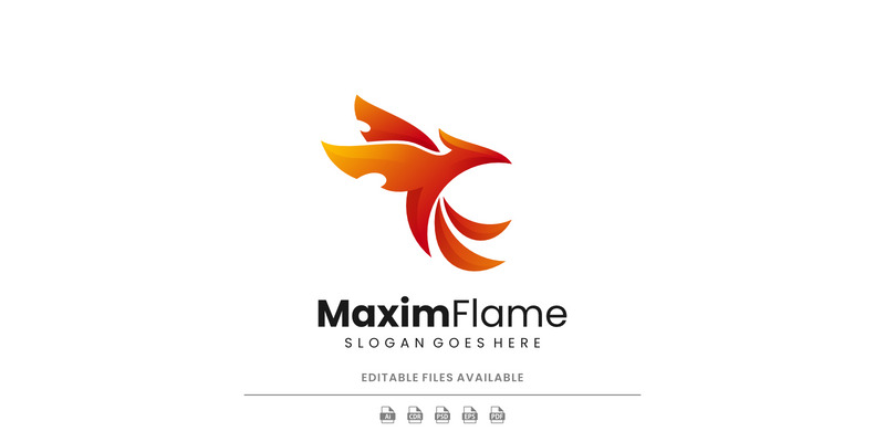 Modern Gradient Phoenix Logo Design - Features Image 1