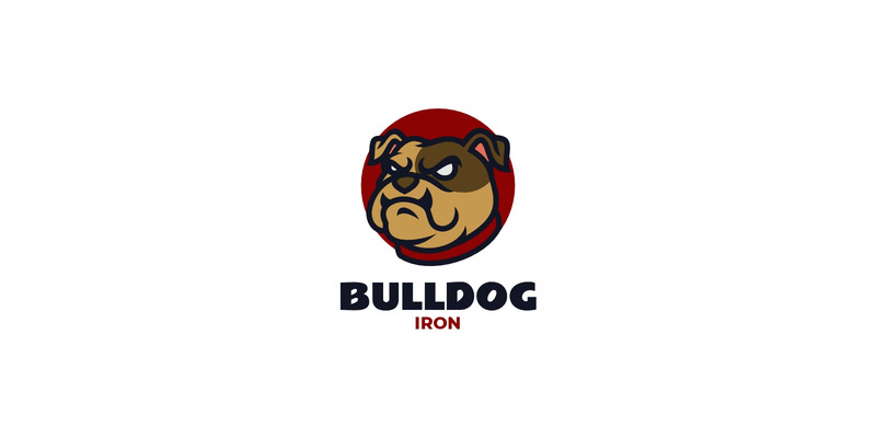 Mascot Character Bulldog Logo Design - Features Image 1