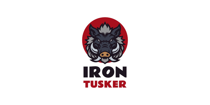 Mascot Modern Pig Logo Design - Features Image 1