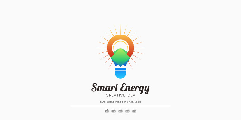 Logo del gradiente di energia intelligente - Caratteristiche Immagine 1