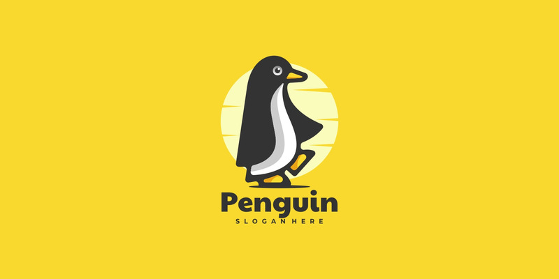 Pinguin-einfacher Logo-Stil - Eigenschaften Bild 1