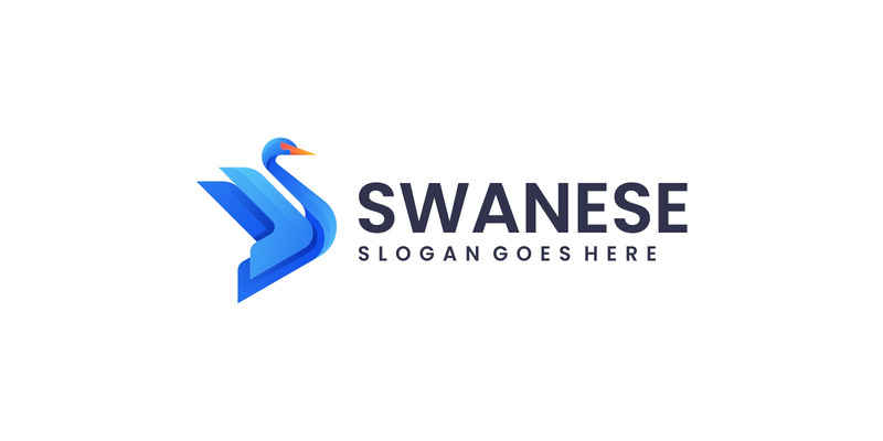 Gradient Modern Swan Logo Design - Features Image 1