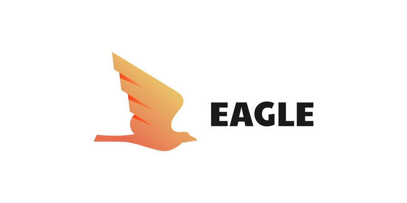 Vector Eagle Gradiens színes logóstílus - Features Image 1