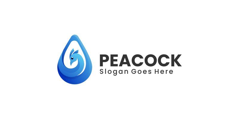 Peacock Gradient Logo Style Vol.7 - Features Image 1