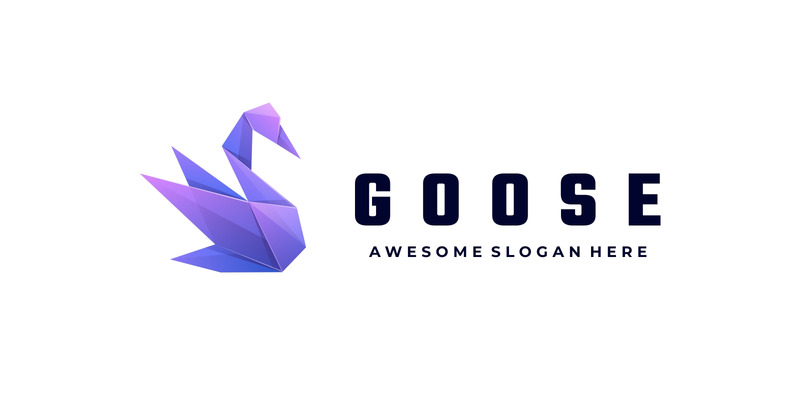 Стиль логотипа Goose Low Poly - Features Image 1