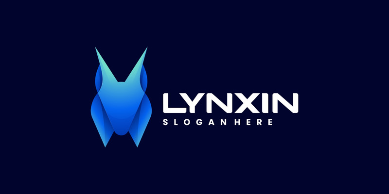 Lynx Baş Renk Gradyan Logo Stili - Features Image 1