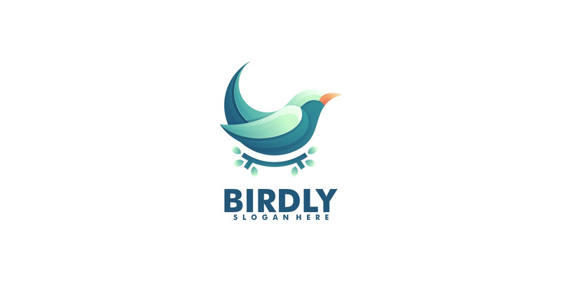 Vector Logo Illustratie Vogel Verloopstijl - Features Image 1