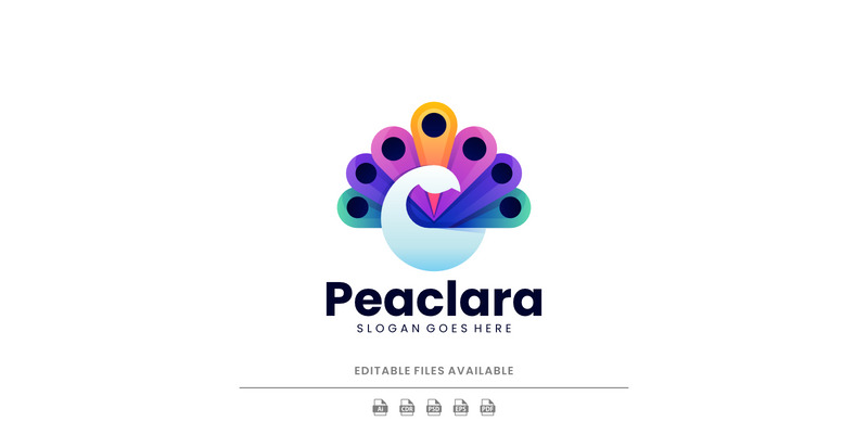 Gradient Modern Peacock Logo Design 250 - Features Image 1