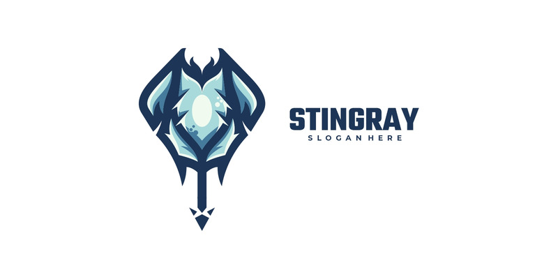 Stingray Simple Mascot Logo - Features Image 1