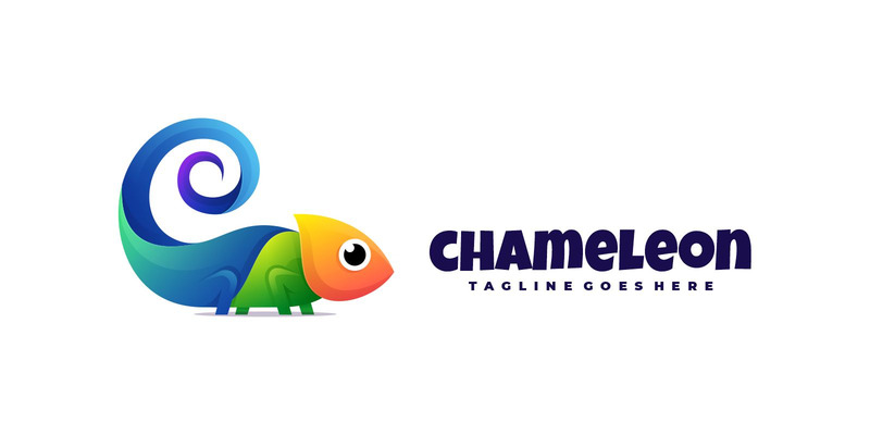 Chameleon Colorful Logo Style - Features Image 1