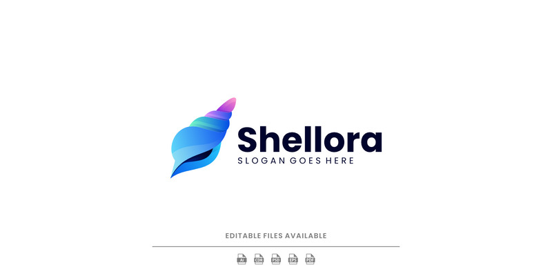 Gradient Modern Seashell Logo Design - Features Image 1
