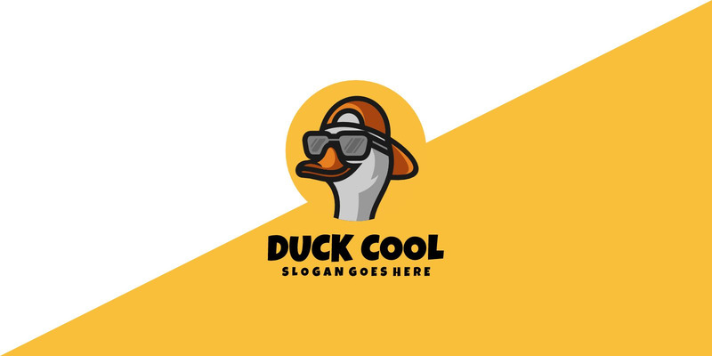 Duck Cool Mascot Logo Design - Features Image 1