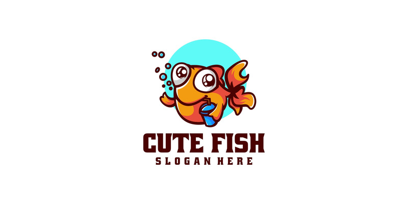 Styl Logo Słodkie Ryby - Obraz funkcji 1