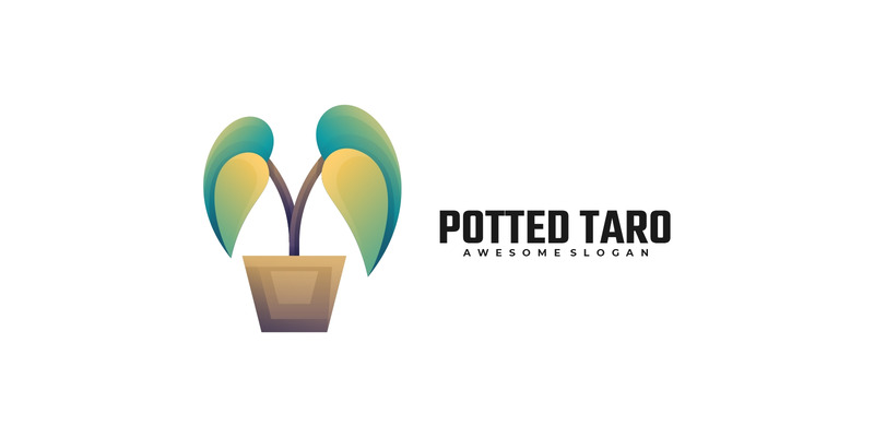 Potted Taro Gradient Logo - Features Image 1