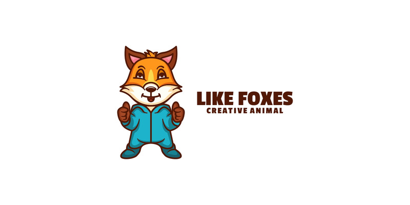 Come il logo della mascotte semplice della volpe - Caratteristiche Immagine 1
