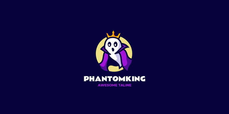 Mascot Phantom King Logo Design - Features Image 1