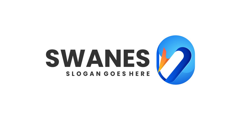 Logo colorato sfumato Swanes - Caratteristiche Immagine 1