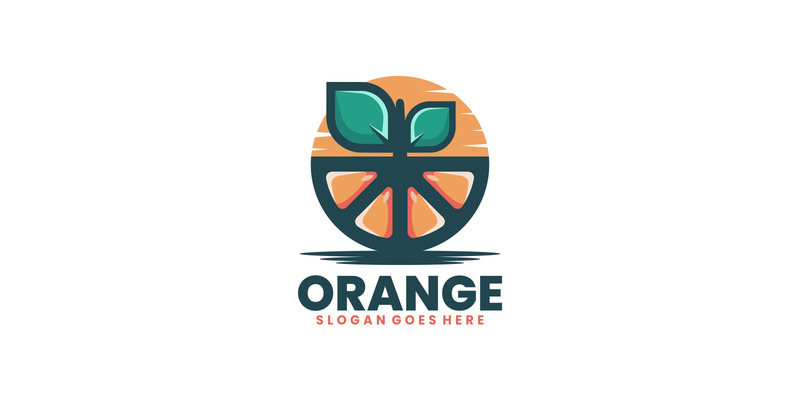 Modelo de Logotipo Simples Laranja 1 - Features Image 1