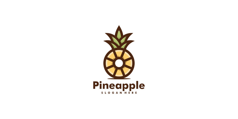 Pineapple Simple Mascot Logo - Features Image 1