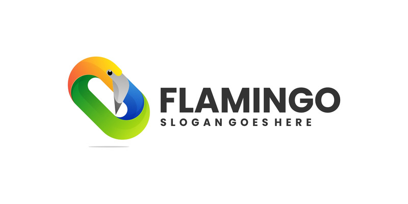 Abstract Flamingo Colorful Logo - Features Image 1