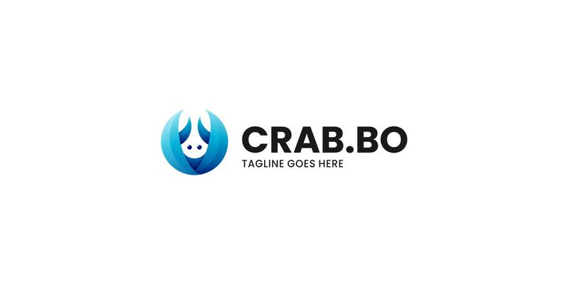 Vector Krab Gradiënt Logo - Features Image 1