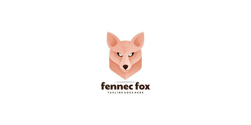 Vector Fennec Fox Gradient Logotyp - Features Image 1