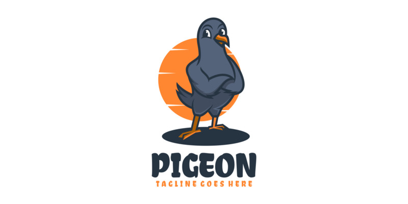 Duif Mascotte Cartoon Logo - Features Image 1