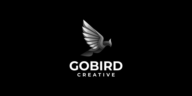 Bird Color Gradient Logo Style #232903 - TemplateMonster